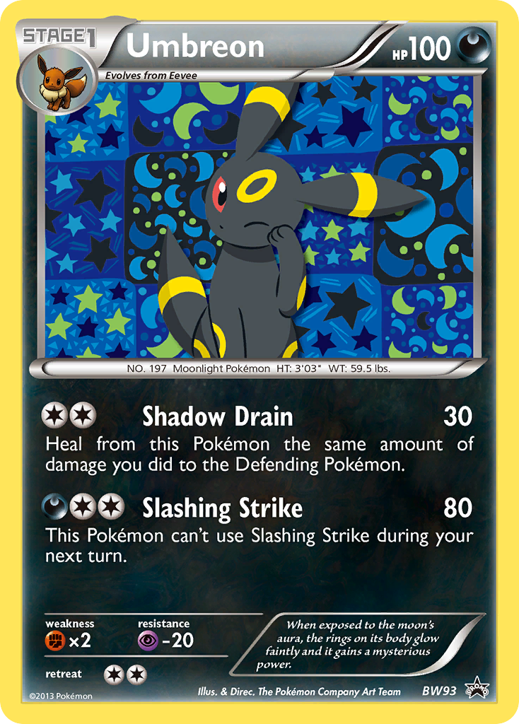 Umbreon (BW93) - BW Black Star Promos Pokémon Card