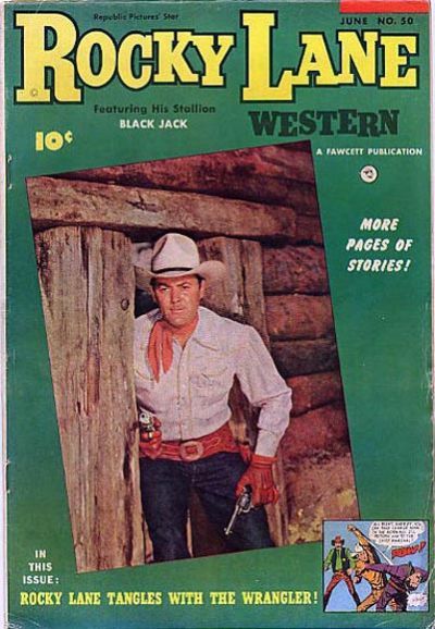 Rocky Lane Western #50 Comic