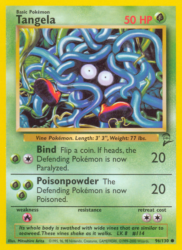 Tangela (96/130) - Base Set 2 Pokémon Card