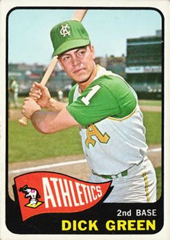  1969 Topps # 515 Dick Green Oakland Athletics