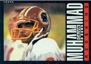 Calvin Muhammad 1985 Topps #187 Sports Card