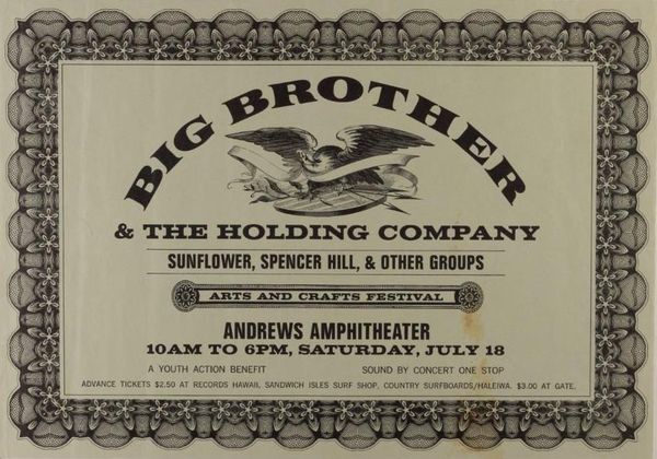 Big Brother & the Holding Company Andrew Amphitheater 1967