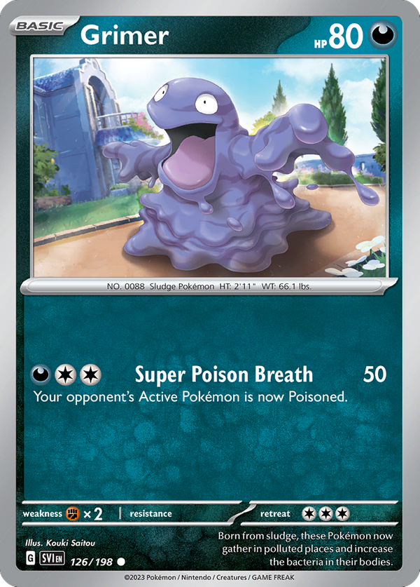 Grimer (126/198) - Scarlet & Violet