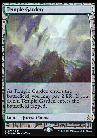 Temple Garden (Zendikar Expeditions) Trading Card