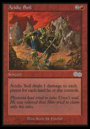 Acidic Soil (Urza's Saga) Trading Card