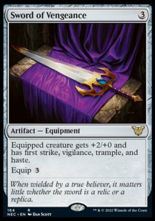 Sword of Vengeance (Kamigawa Neon Dynasty Commander Decks) Trading Card