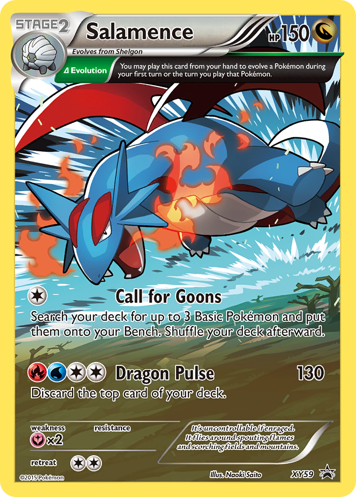 Salamence (XY59) - XY Black Star Promos Pokémon Card