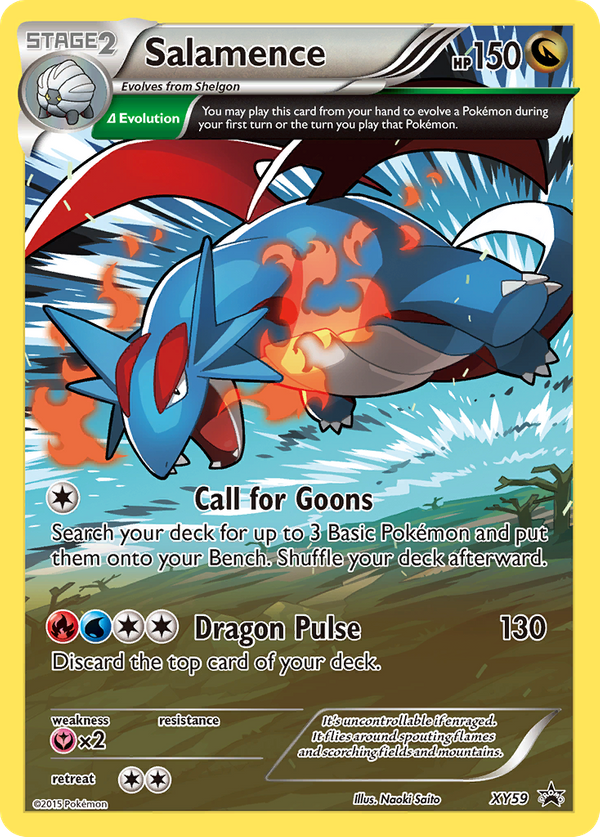 Salamence (XY59) - XY Black Star Promos