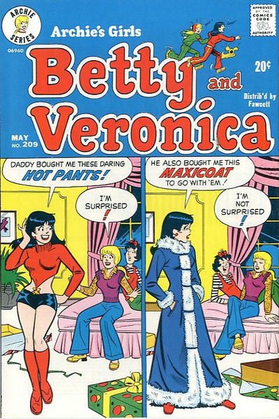 Archie's Girls Betty and Veronica #209 Comic