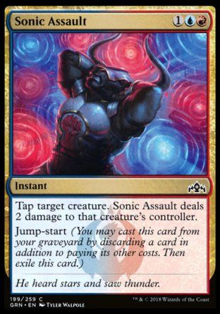 Sonic Assault (Guilds of Ravnica) Trading Card