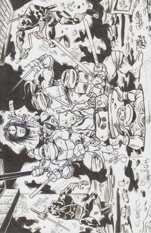 Teenage Mutant Ninja Turtles #100 (Fingerprint.ink Edition C)