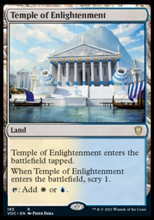 Temple of Enlightenment (Innistrad Crimson Vow Commander Decks) Trading Card