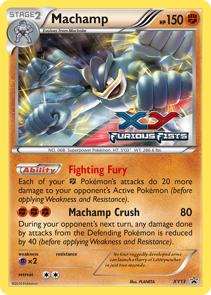 Machamp (XY13) - XY Black Star Promos Pokémon Card