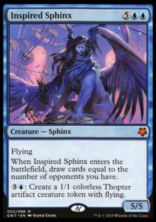 Inspired Sphinx (Game Night) Trading Card