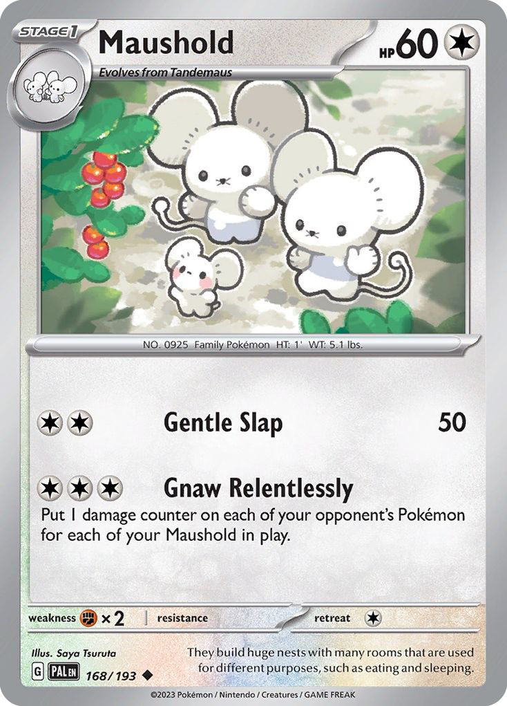 Maushold (168/193) - Paldea Evolved Pokémon Card