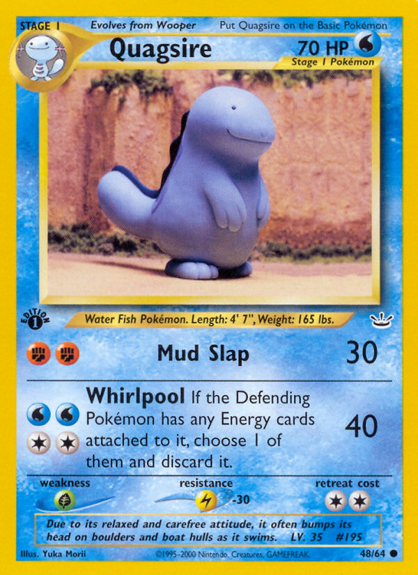 Quagsire (48/64) - Neo Revelation Pokémon Card