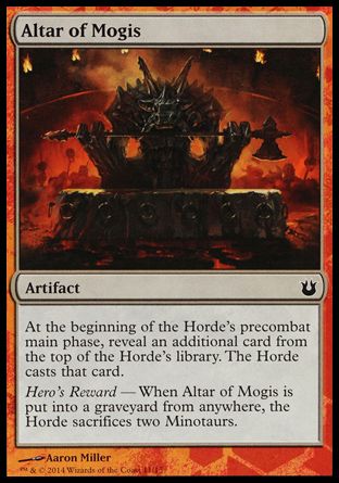 Altar of Mogis (Born of the Gods Challenge Deck : Battle the Horde) Trading Card