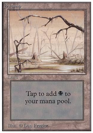 Swamp (Brown Tint) (Unlimited) Trading Card