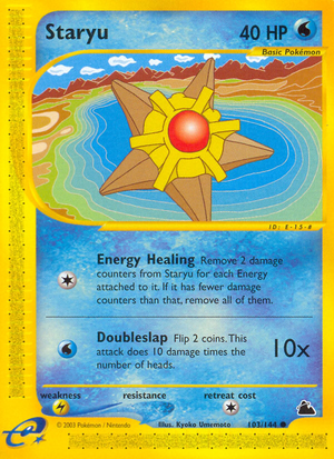 Staryu (103/144) - Skyridge (Reverse Holo)
