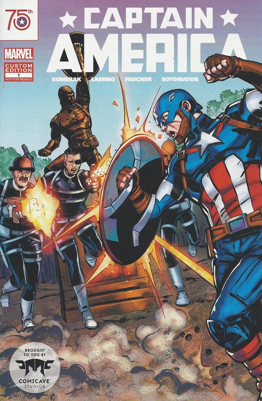 Captain America Comicave Custom Edition #1 Comic