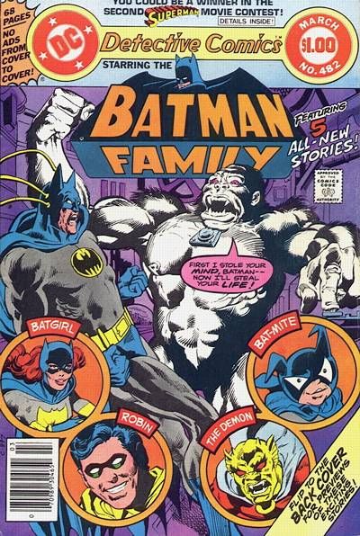 Detective Comics #482 Comic