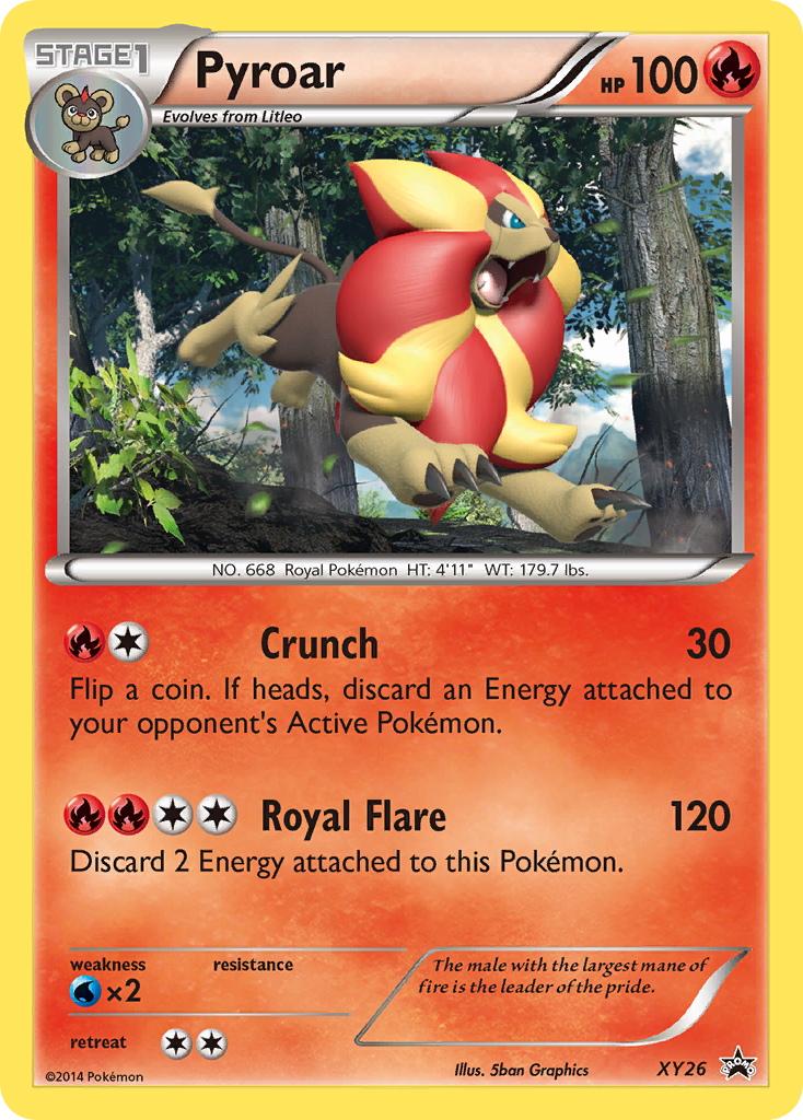 Pyroar (XY26) - XY Black Star Promos Pokémon Card