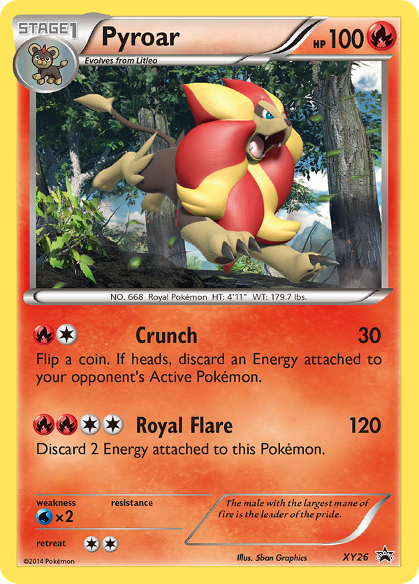 Pyroar (XY26) - XY Black Star Promos