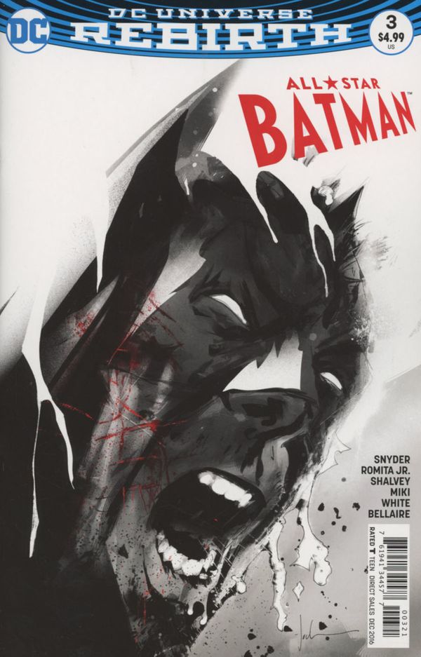 All Star Batman #3 (Jock Variant Cover)