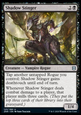 Shadow Stinger (Zendikar Rising) Trading Card