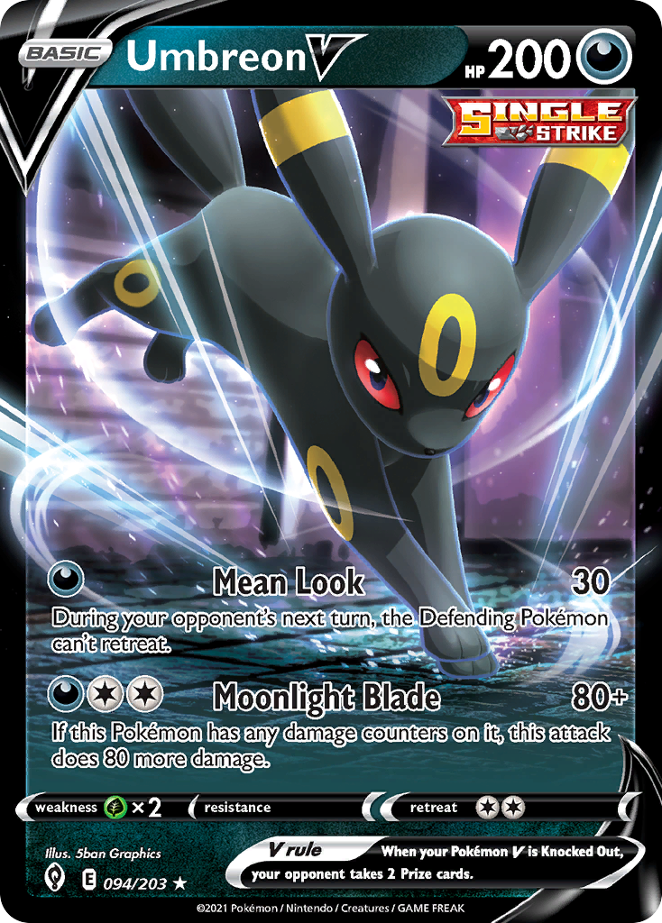 Umbreon V (94/203) - Evolving Skies Pokémon Card