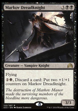 Markov Dreadknight (Shadows over Innistrad) Trading Card