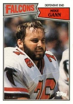 Mike Gann 1987 Topps #256 Sports Card