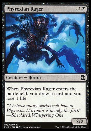 Phyrexian Rager (Eternal Masters) Trading Card