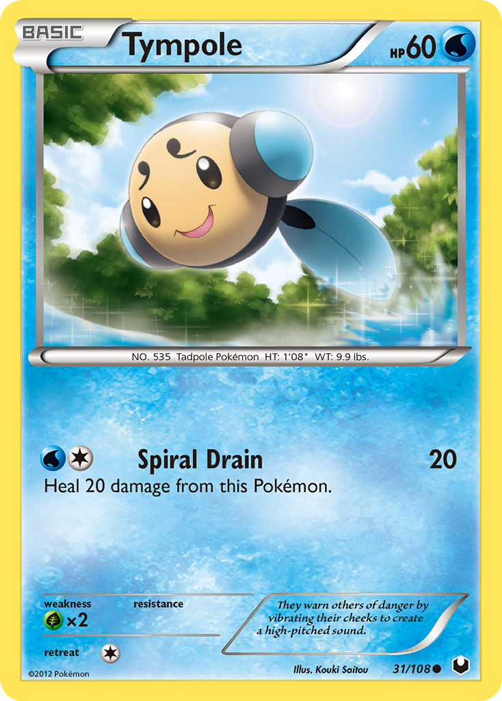 Tympole (31/108) - Dark Explorers Pokémon Card