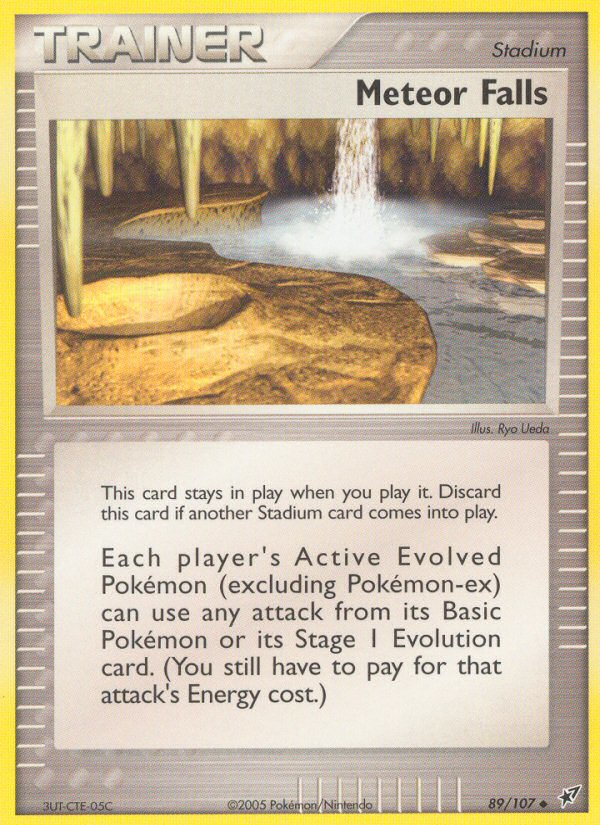 Meteor Falls (89/107) - Deoxys Pokémon Card