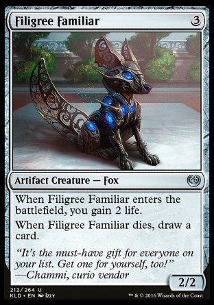 Filigree Familiar (Kaladesh) Trading Card