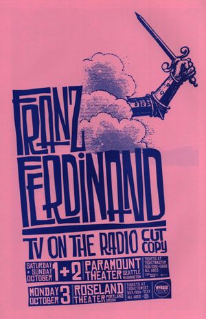 MXP-218.2 Franz Ferdinand Paramount Theater & Roseland Theater 2005