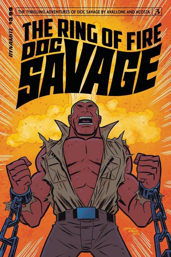 Doc Savage Ring Of Fire #3 (Cover B Marques)