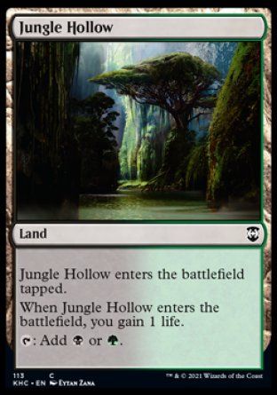 Jungle Hollow (Kaldheim Commander Decks) Trading Card