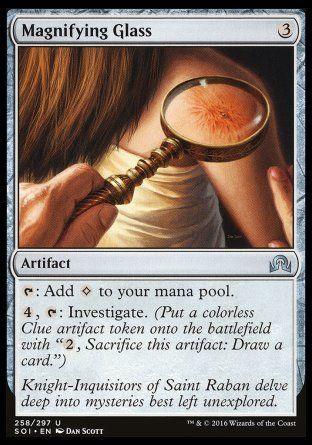 Magnifying Glass (Shadows over Innistrad) Trading Card