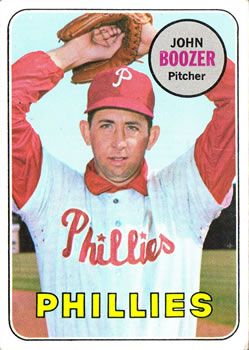 John Boozer 1969 Topps #599 Sports Card