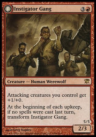 Instigator Gang (Innistrad) Trading Card