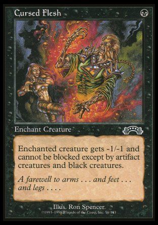 Cursed Flesh (Exodus) Trading Card