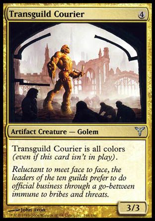 Transguild Courier (Dissension) Trading Card