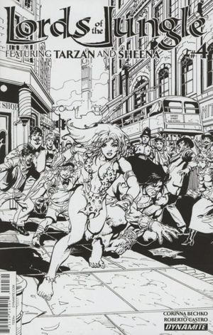 Lords of the Jungle #4 (Cover C 10 Copy Castro B&w Inc)