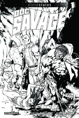 Altered States Doc Savage 10 Copy Tan B&amp;w Cover #1