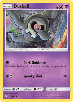 Duskull (51/147) - Burning Shadows