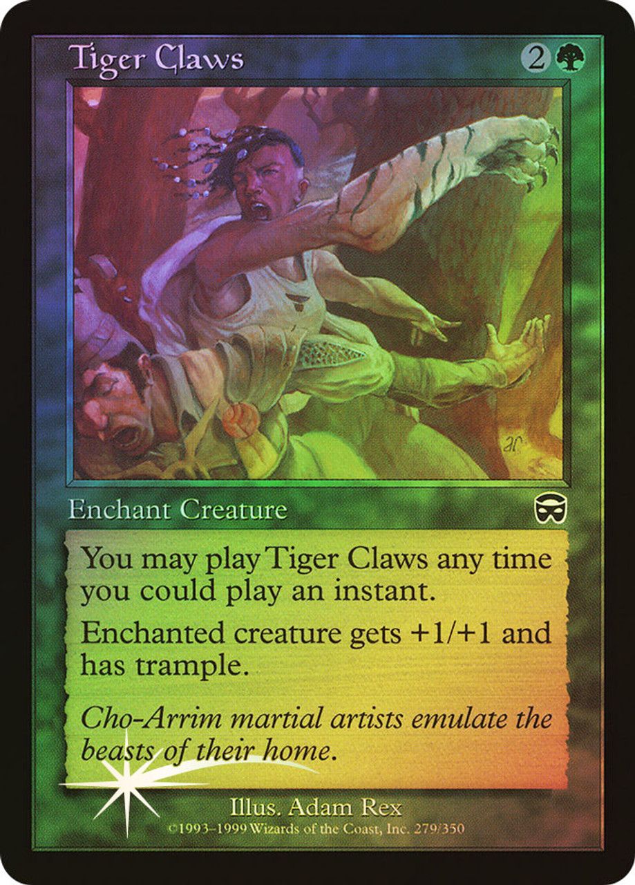 Tiger Claws (Mercadian Masques - Foil) Trading Card