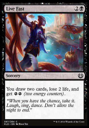 Live Fast (Kaladesh) Trading Card