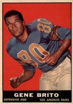Gene Brito 1961 Topps #54 Sports Card